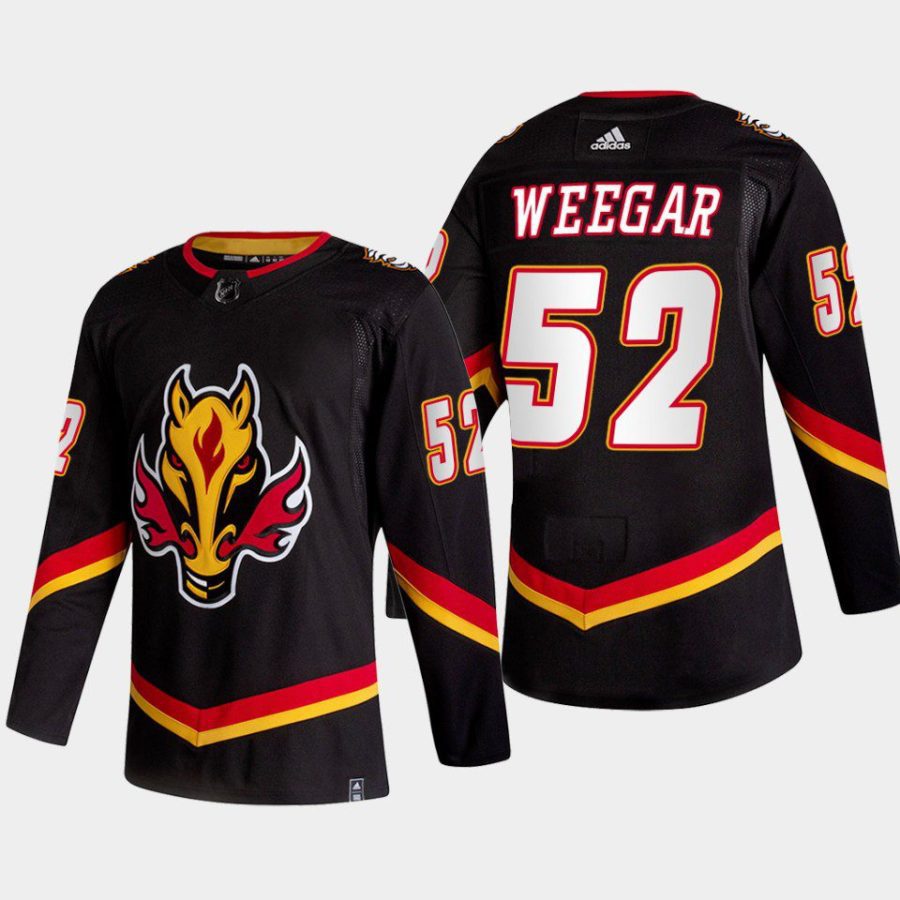 2022 23 mackenzie weegar flames black alternate authentic jersey