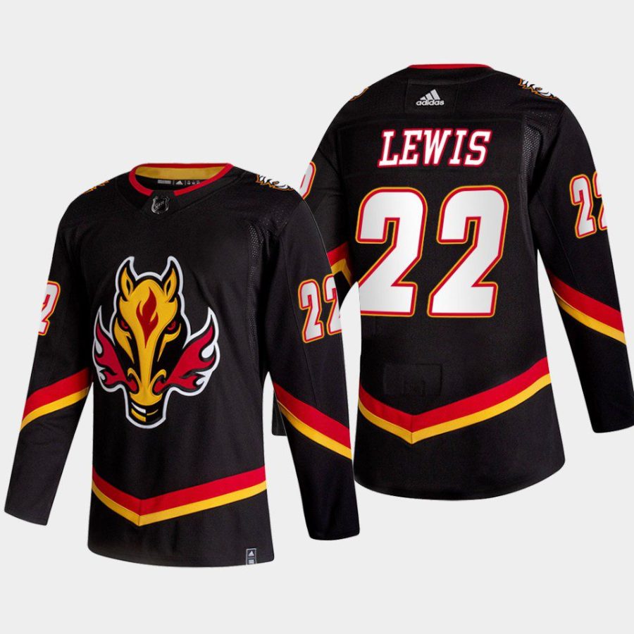 2022 23 trevor lewis flames black alternate authentic jersey