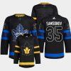 2022 ilya samsonov maple leafs black alternate drew house jersey