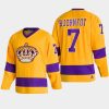 2022 tobias bjornfot kings gold team classics throwback jersey