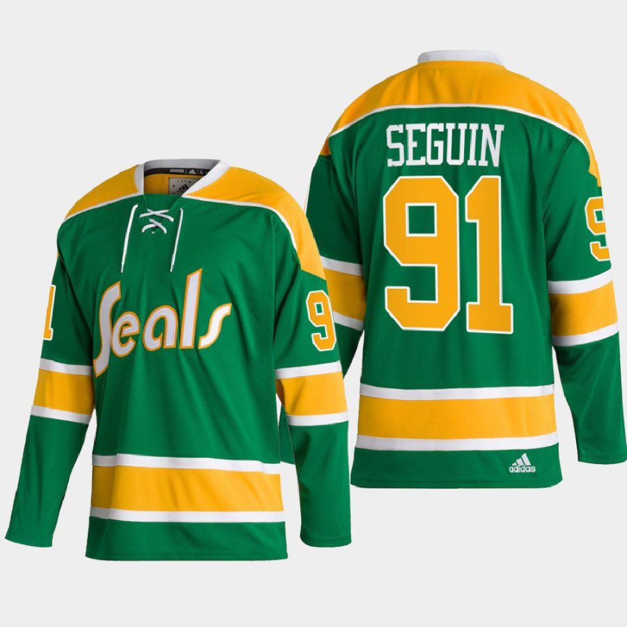 2022 tyler seguin golden seals green team classics heritage jersey