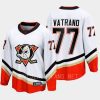 anaheim ducks frank vatrano special edition 2.0 2022 breakaway retro jersey white