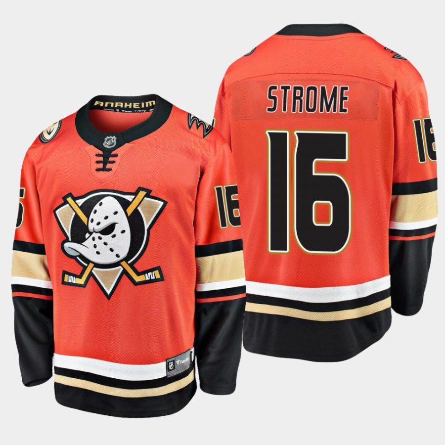 anaheim ducks ryan strome home breakaway player jersey orange