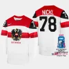 australia hockey thimo nickl 2023 iihf world championship home jersey white