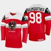 austria hockey benjamin baumgartner 2022 iihf world championship away jersey red