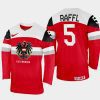 austria hockey thomas raffl 2022 iihf world championship away jersey red