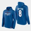 avalanche cale makar blue authentic pro pullover hoodie