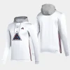 avalanche men white refresh skate lace pullover hoodie