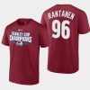 avalanche mikko rantanen burgundy 2022 stanley cup champions t shirt