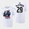 avalanche nathan mackinnon white mascot 2022 central division champs tee