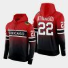 blackhawks andreas athanasiou red black reverse retro 2.0 special edition hoodie