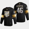 blake lizotte la kings black 2022 stanley cup playoffs diamond edition authentic jersey