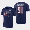 blue jackets kent johnson navy 2022 nhl global series t shirt