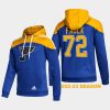 blues justin faulk blue 2022 23stylish aeroready pullover hoodie