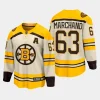 boston bruins brad marchand 100th anniversary 2023 24 premier breakaway player jersey cream