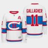 brendan gallagher canadiens white winter classic 2016 throwback jersey