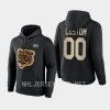 bruins custom black 2023 winter classic primary logo pullover hoodie