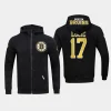 bruins milan lucic black classic chenille full zip jacket hoodie