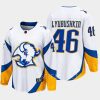 buffalo sabres ilya lyubushkin special edition 2.0 2022 breakaway retro jersey white