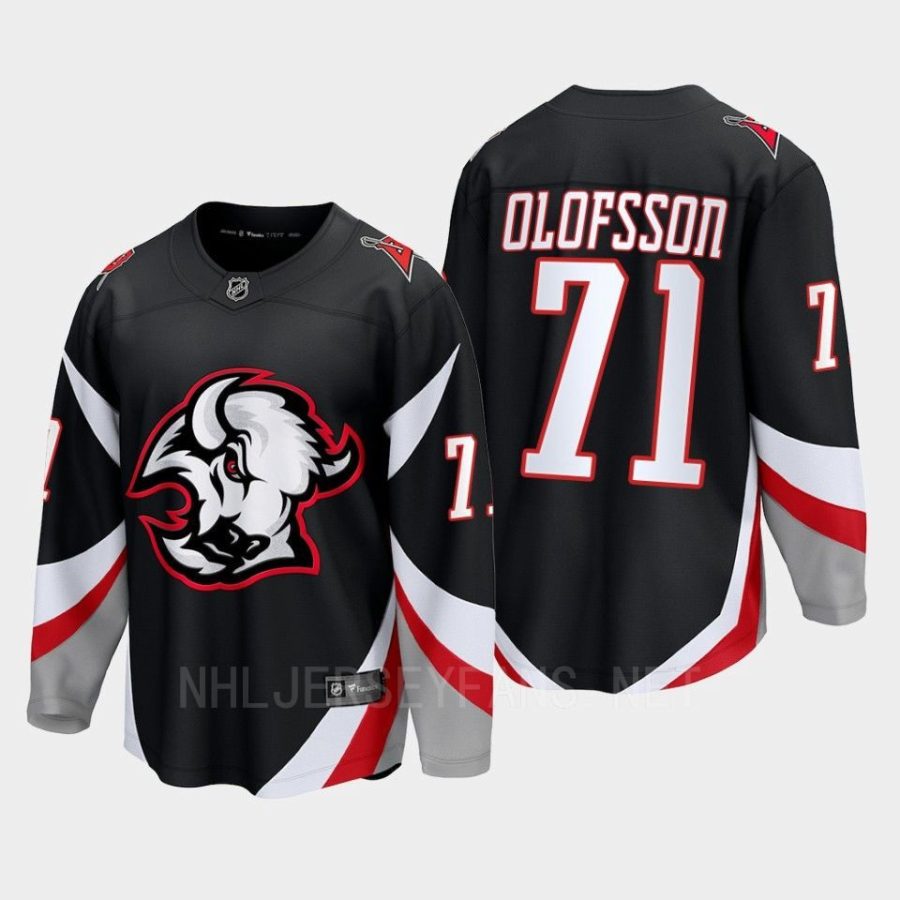 buffalo sabres victor olofsson goathead third 2022 23 premier breakaway player jersey black