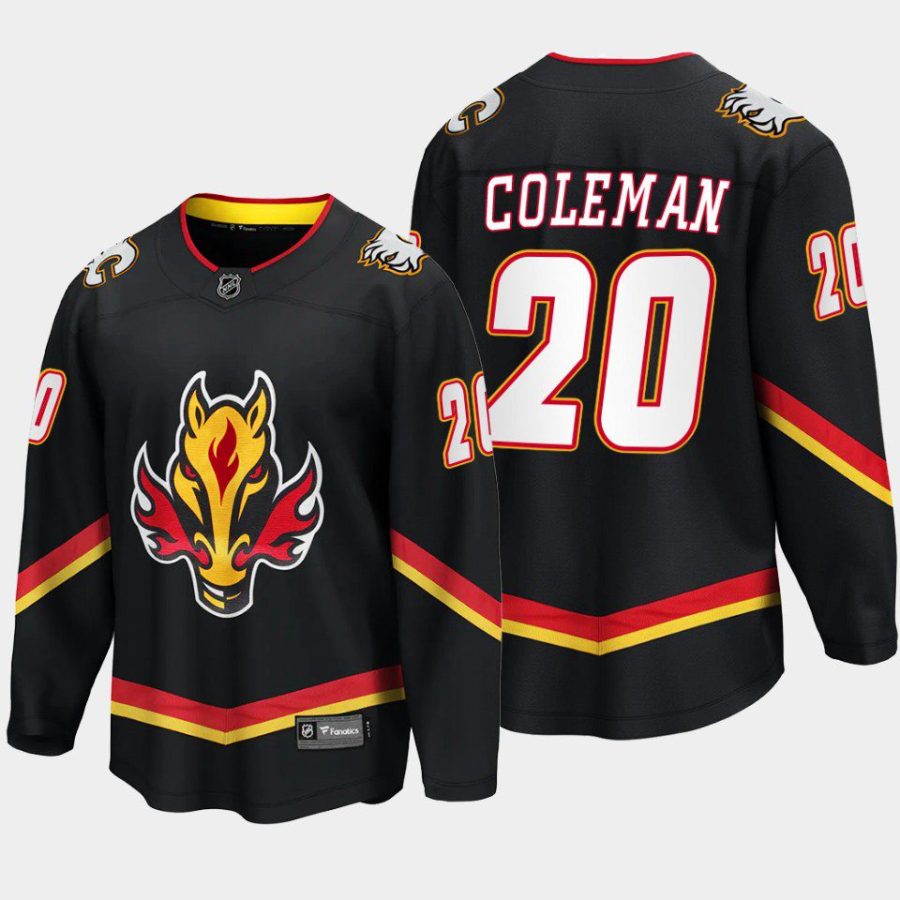 calgary flames blake coleman alternate 2022 23 breakaway player jersey black