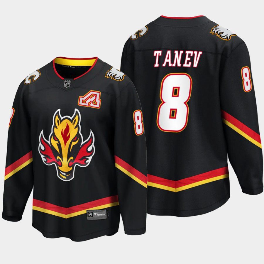 calgary flames christopher tanev alternate 2022 23 breakaway player jersey black