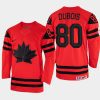 canada hockey pierre luc dubois 2022 iihf world championship away jersey red