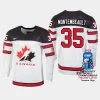 canada hockey sam montembeault 2023 iihf world championship men home jersey white