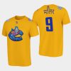 canucks j.t. miller yellow diwali night limited t shirt