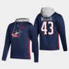 capitals tom wilson navy skate lace up hoodie