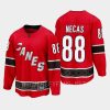 carolina hurricanes martin necas special edition 2.0 2022 breakaway retro jersey red