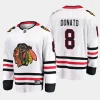 chicago blackhawks ryan donato away breakaway player jersey white