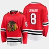 chicago blackhawks ryan donato home breakaway player jersey red