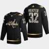 dale hunter capitals black 2022 stanley cup playoffs diamond edition authentic jersey