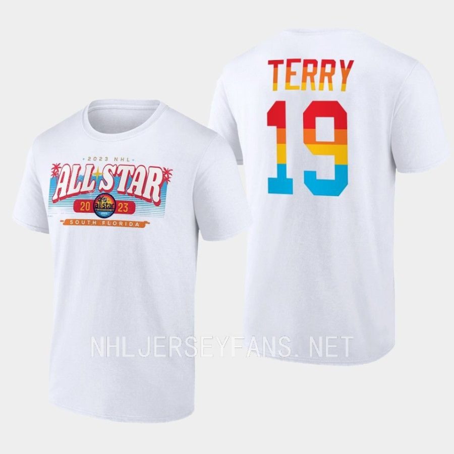 ducks troy terry white good vibes 2023 nhl all star t shirt