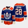 edmonton oilers connor brown 2023 nhl heritage classic premier breakaway player jersey royal