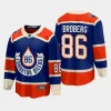 edmonton oilers philip broberg 2023 nhl heritage classic premier breakaway player jersey royal