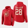 flames elias lindholm red 2023 nhl heritage classic pullover hoodie