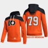 flyers carter hart orange 2022 23stylish aeroready pullover hoodie