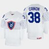 france hockey pierre crinon 2022 iihf world championship home jersey white