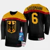 germany hockey kai wissmann 2023 iihf world championship men away jersey black