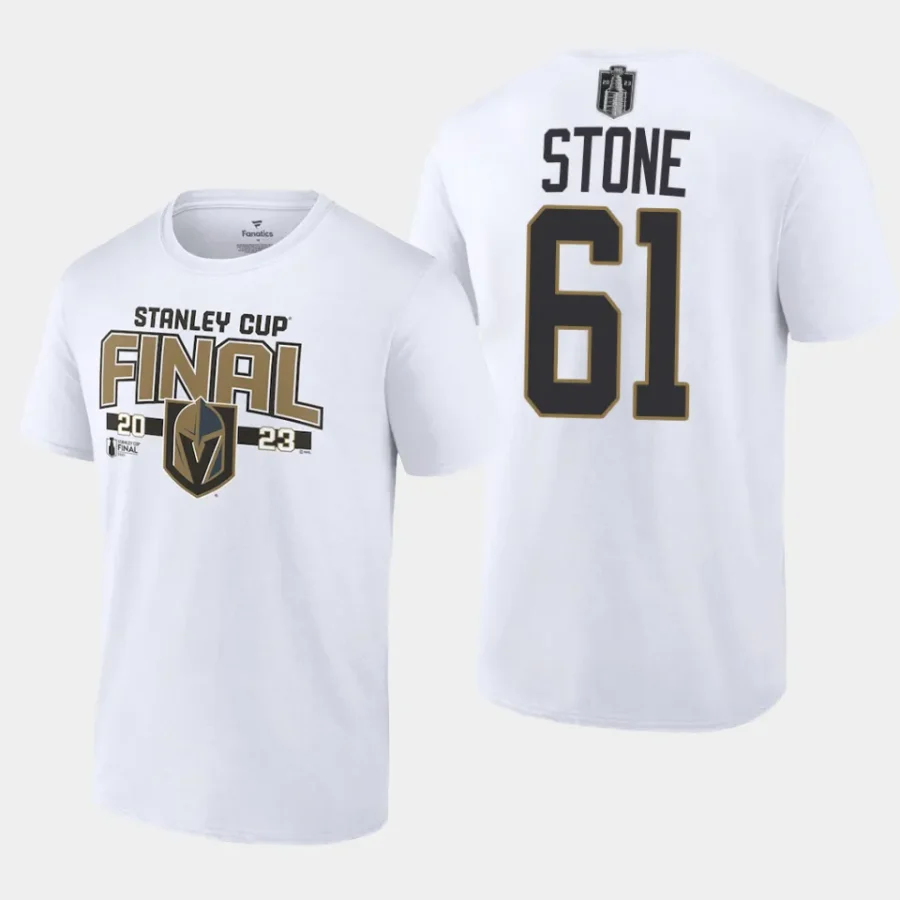 golden knights mark stone white 2023 stanley cup final t shirt