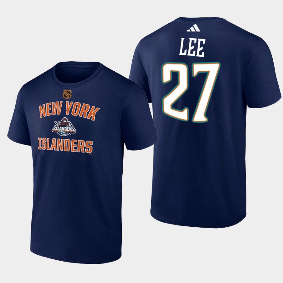 islanders anders lee navy reverse retro 2.0 wheelhouse t shirt