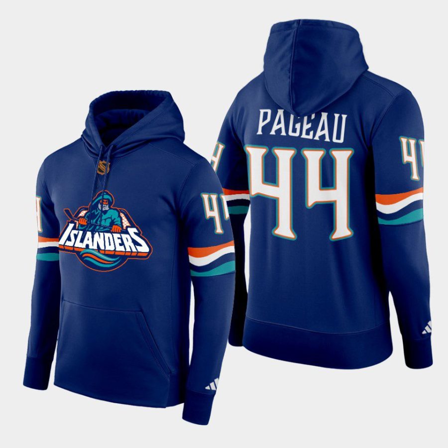 islanders jean gabriel pageau navy reverse retro 2.0 special edition hoodie