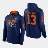 islanders mathew barzal navy 2024 nhl stadium series authentic pro pullover hoodie