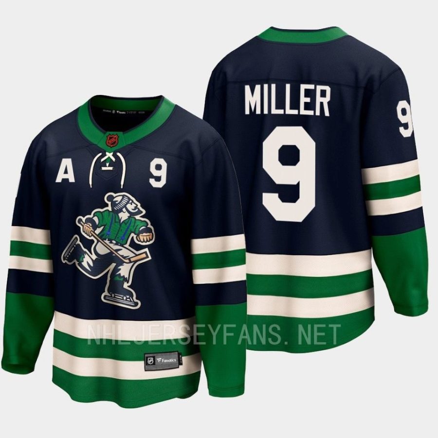 j.t. miller canucks navy 2022special edition 2.0 breakaway jersey