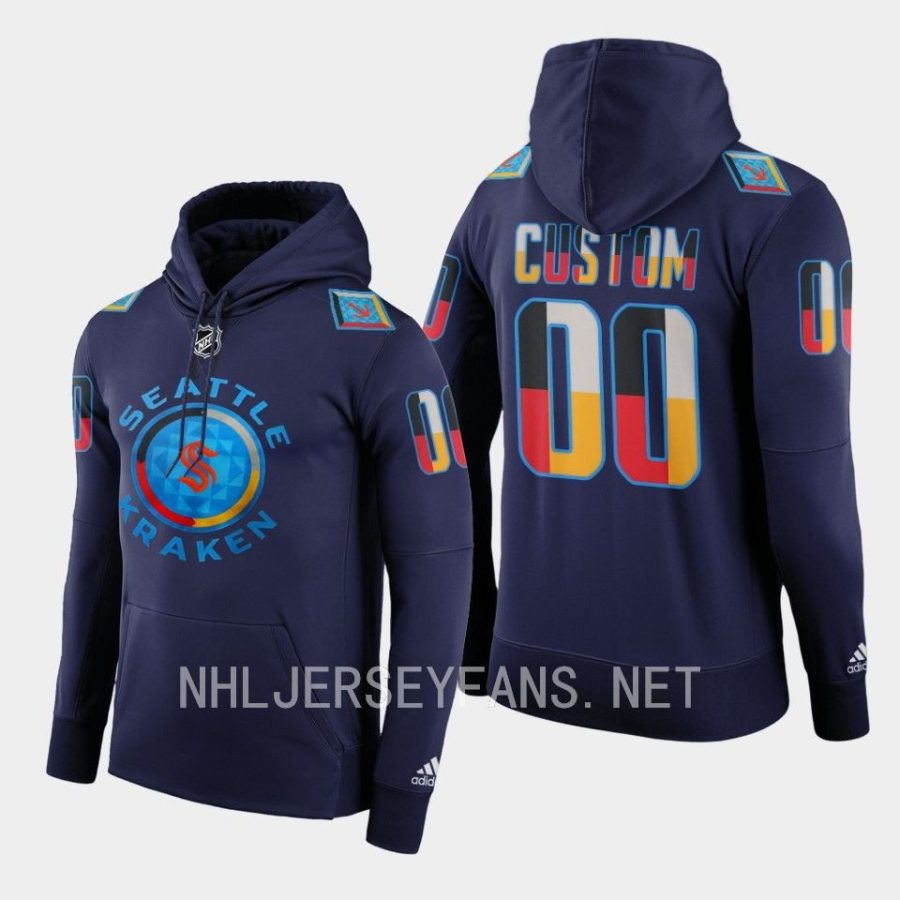 kraken custom navy 2022indigenous people night special hoodie