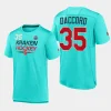 kraken joey daccord light blue authentic pro tech 2024 winter classic t shirt