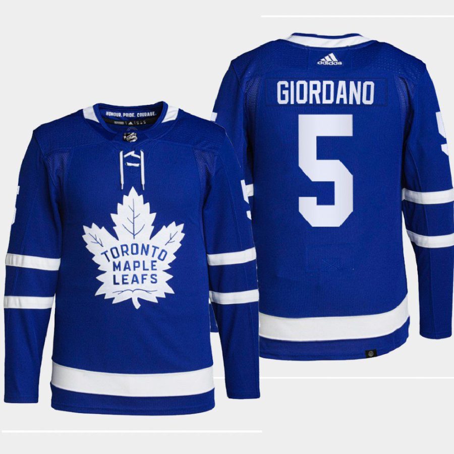 mark giordano maple leafs blue home authentic primegreen jersey