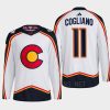 men avalanche andrew cogliano 2022 authentic primegreen reverse retro 2.0 white jersey